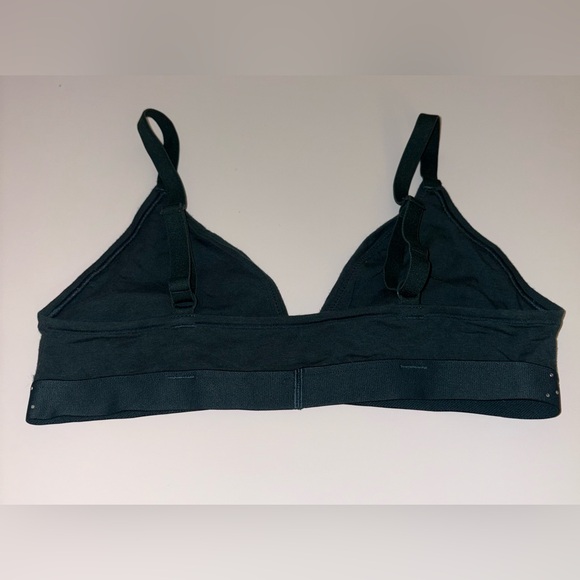 Victoria Secret PINK Hunter Green Bra with Bling size L like new - Picture 2 of 4